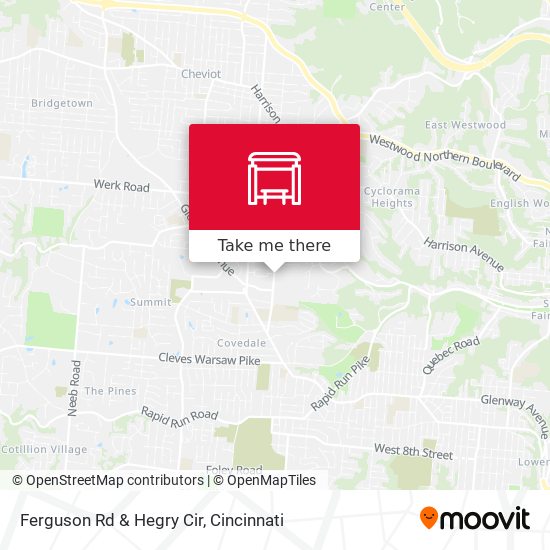 Ferguson Rd & Hegry Cir map