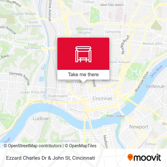 Ezzard Charles Dr & John St map