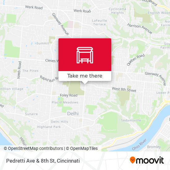 Mapa de Pedretti Ave & 8th St