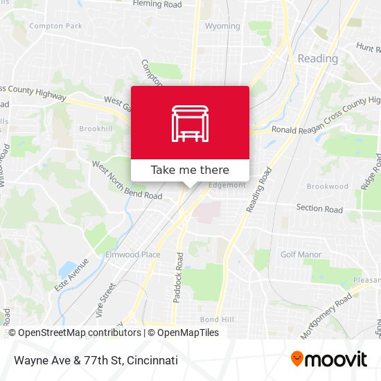Mapa de Wayne Ave & 77th St