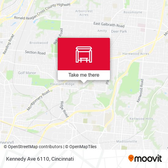 Kennedy Ave 6110 map