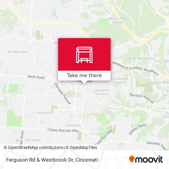 Ferguson Rd & Westbrook Dr map