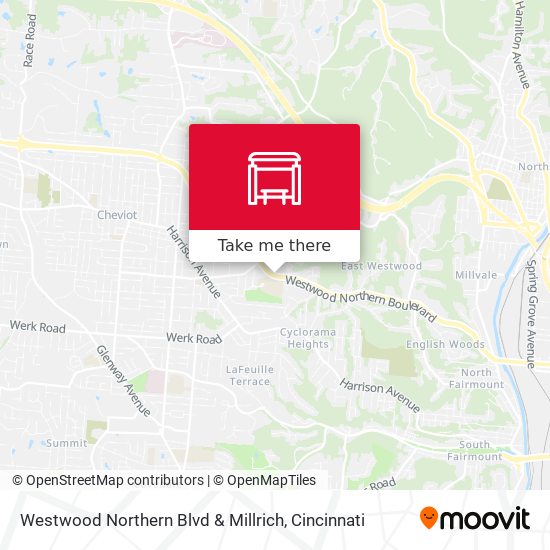 Mapa de Westwood Northern Blvd & Millrich