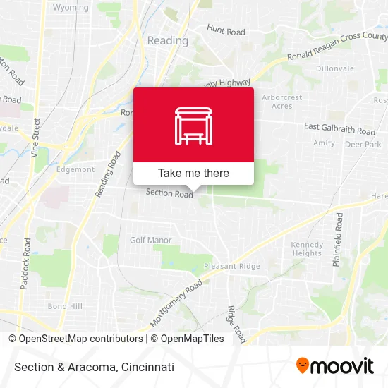Section & Aracoma map