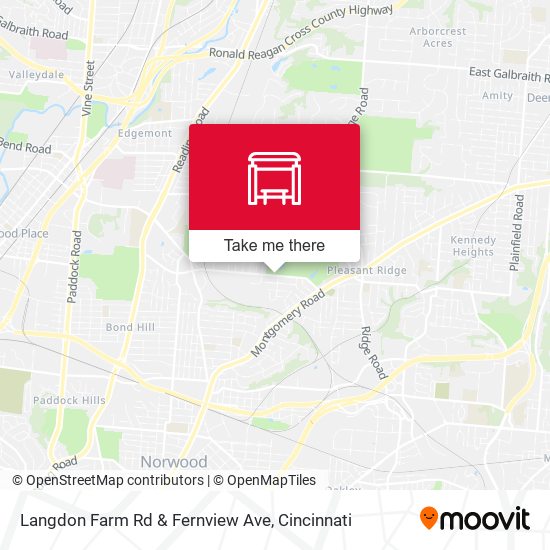 Langdon Farm Rd & Fernview Ave map