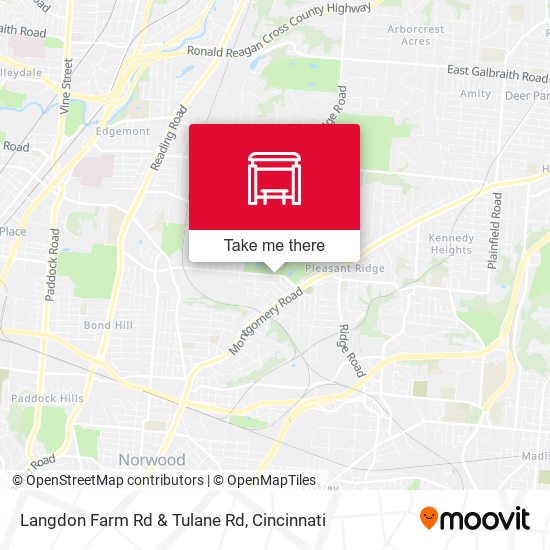 Langdon Farm Rd & Tulane Rd map