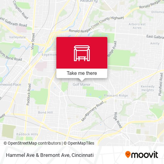 Hammel Ave & Bremont Ave map
