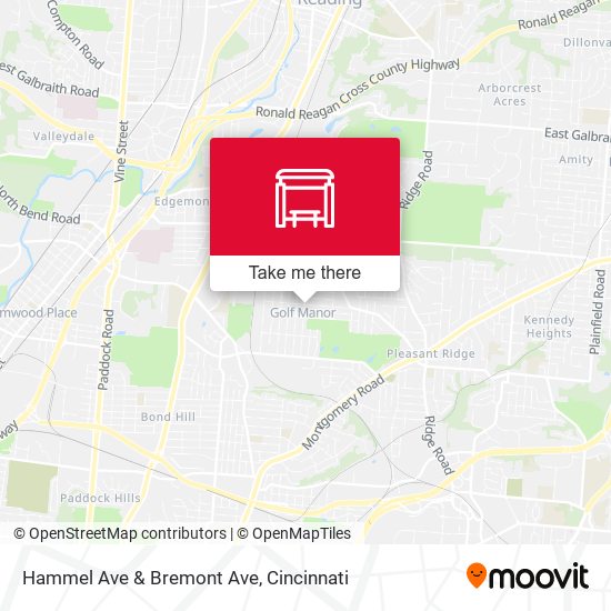 Hammel Ave & Bremont Ave map