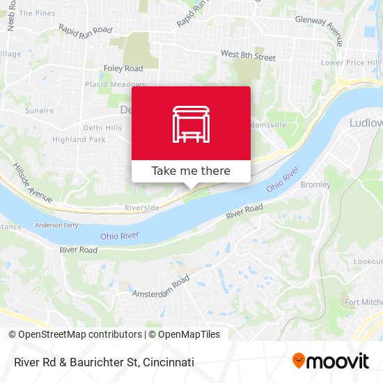 River Rd & Baurichter St map