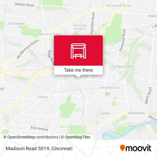 Mapa de Madison Road 5019