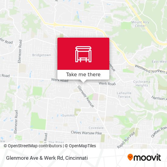 Glenmore Ave & Werk Rd map