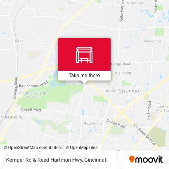 Mapa de Kemper Rd & Reed Hartman Hwy