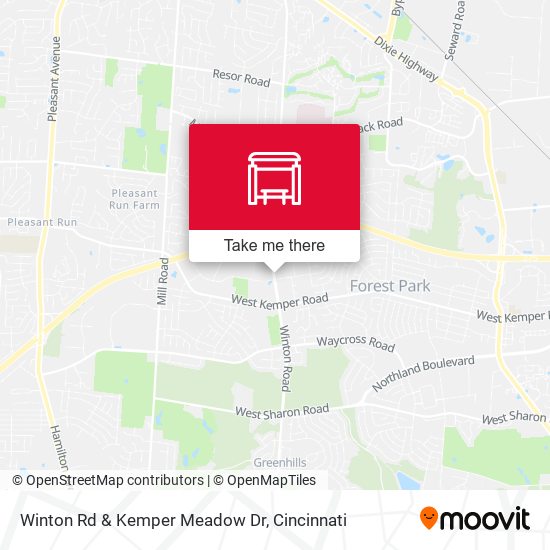Winton Rd & Kemper Meadow Dr map