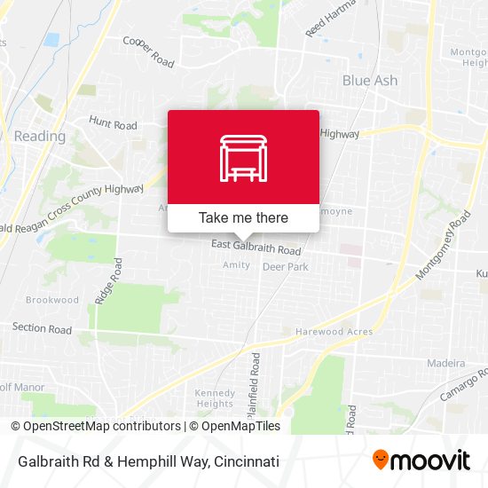 Galbraith Rd & Hemphill Way map