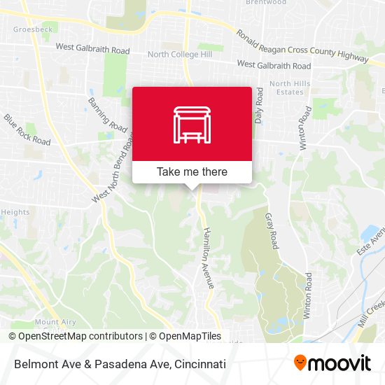 Mapa de Belmont Ave & Pasadena Ave