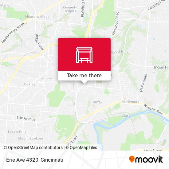 Mapa de Erie Ave 4320
