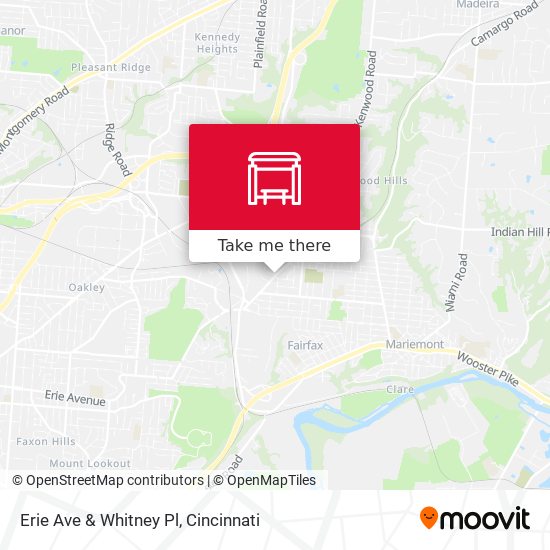 Mapa de Erie Ave & Whitney Pl