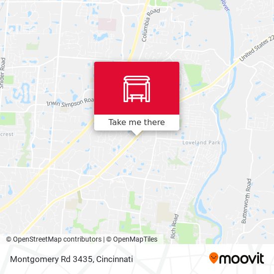 Montgomery Rd 3435 map