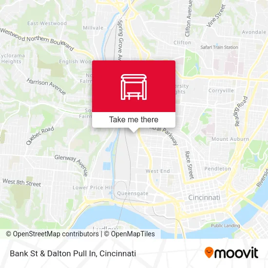 Bank St & Dalton Pull In map