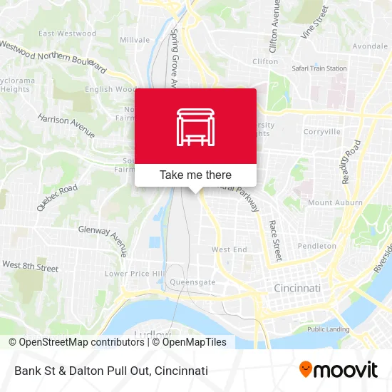 Bank St & Dalton Pull Out map