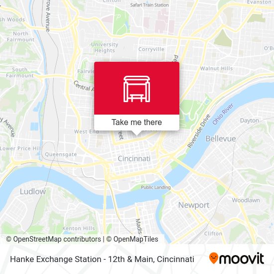 Mapa de Hanke Exchange Station - 12th & Main