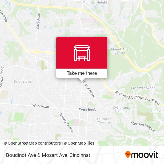 Mapa de Boudinot Ave & Mozart Ave