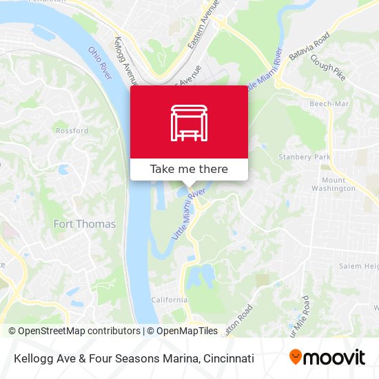 Mapa de Kellogg Ave & Four Seasons Marina