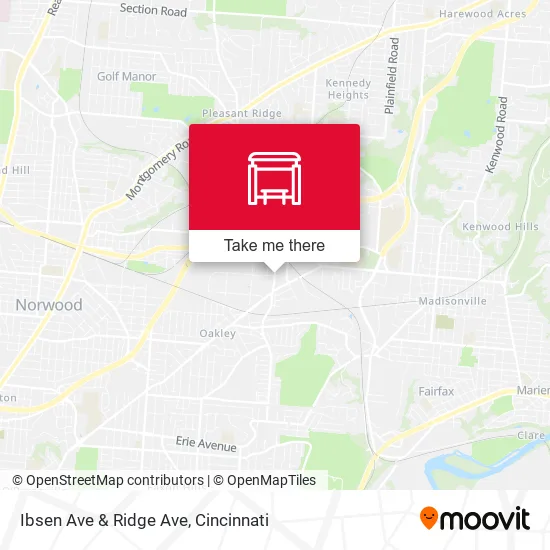 Ibsen Ave & Ridge Ave map