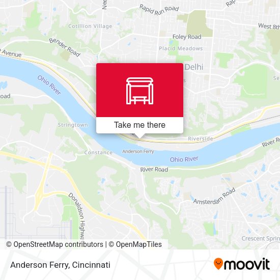 Mapa de Anderson Ferry