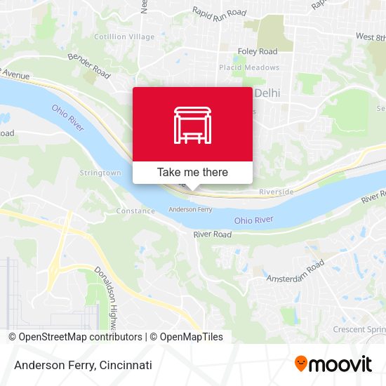 Mapa de Anderson Ferry
