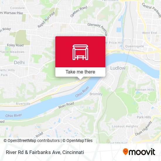 Mapa de River Rd & Fairbanks Ave
