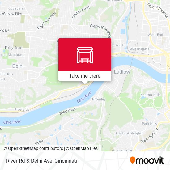 ¿Cómo llegar a River Rd & Delhi Ave en Cincinnati en Autobús?