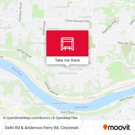 Delhi Rd & Anderson Ferry Rd map