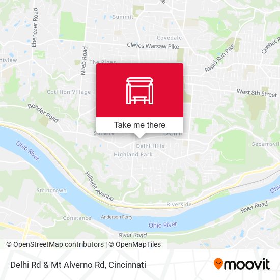 Mapa de Delhi Rd & Mt Alverno Rd