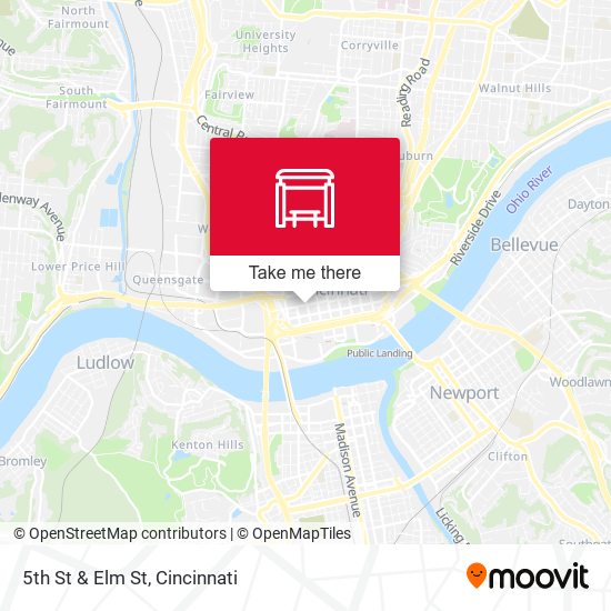Mapa de 5th St & Elm St