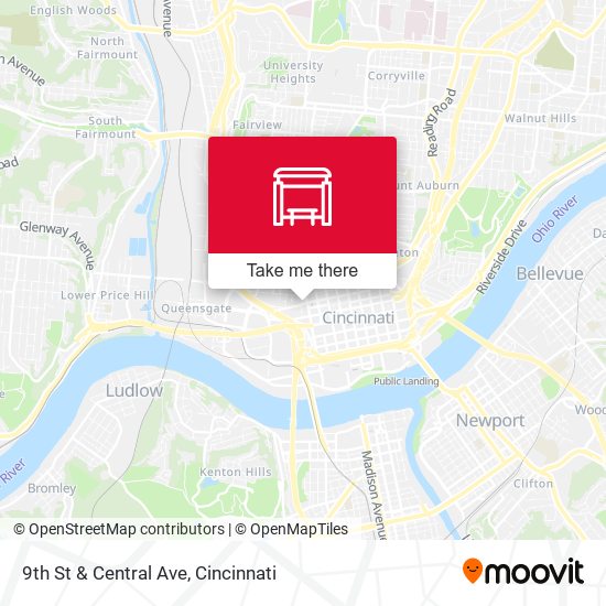 9th St & Central Ave map