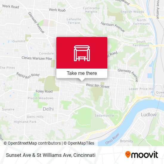 Sunset Ave & St Williams Ave map