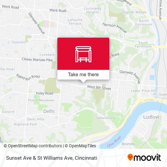 Sunset Ave & St Williams Ave map