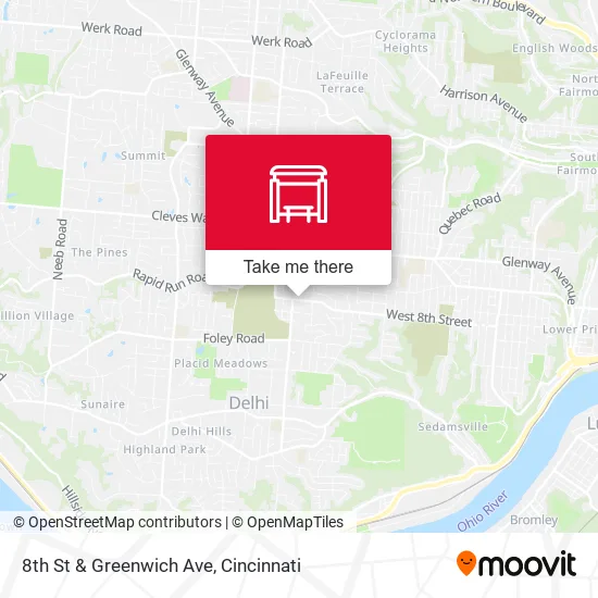 8th St & Greenwich Ave map