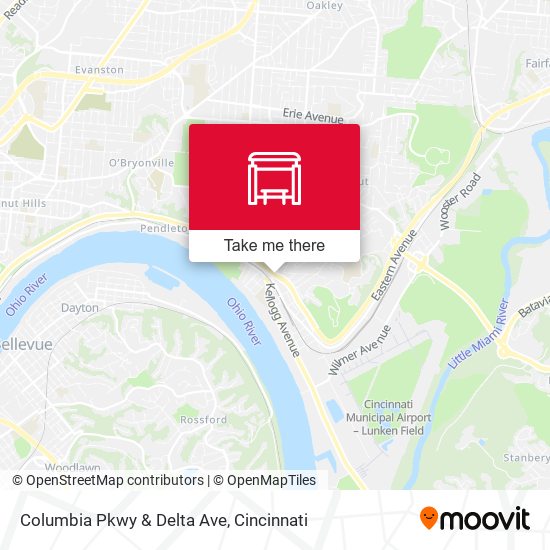 Mapa de Columbia Pkwy & Delta Ave