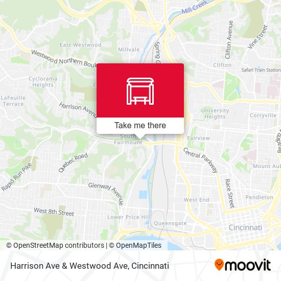 Mapa de Harrison Ave & Westwood Ave