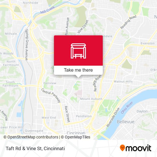 Mapa de Taft Rd & Vine St