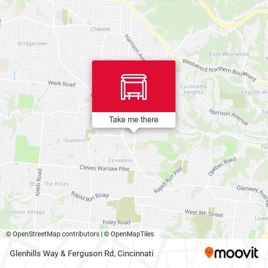 Mapa de Glenhills Way & Ferguson Rd
