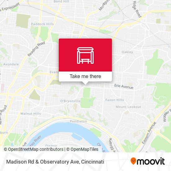 Mapa de Madison Rd & Observatory Ave