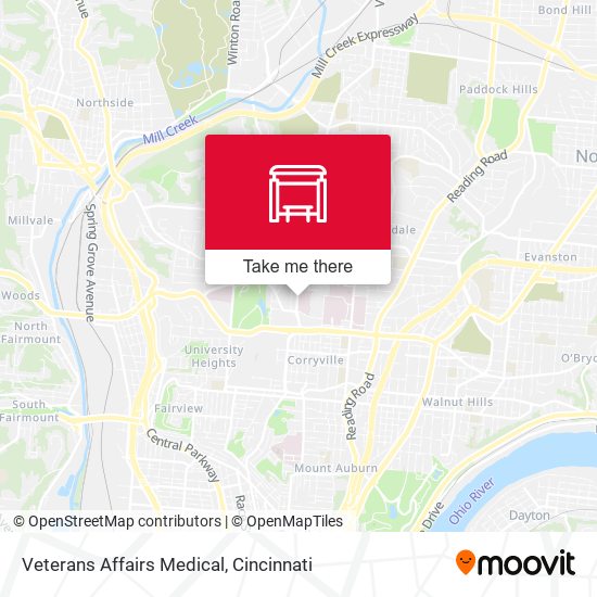 Veterans Affairs Medical map