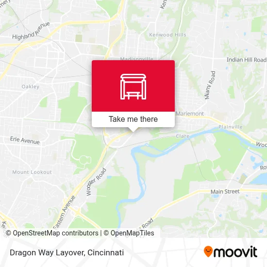 Dragon Way Layover map