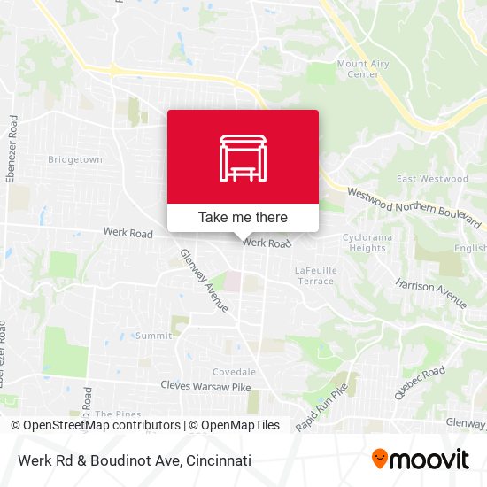 Mapa de Werk Rd & Boudinot Ave
