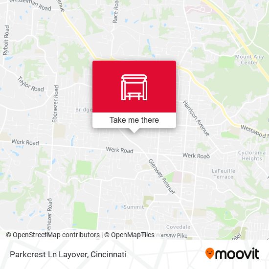 Mapa de Parkcrest Ln Layover