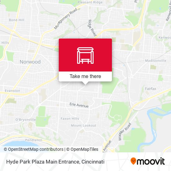 Mapa de Hyde Park Plaza Main Entrance