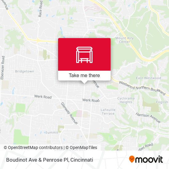 Mapa de Boudinot Ave & Penrose Pl